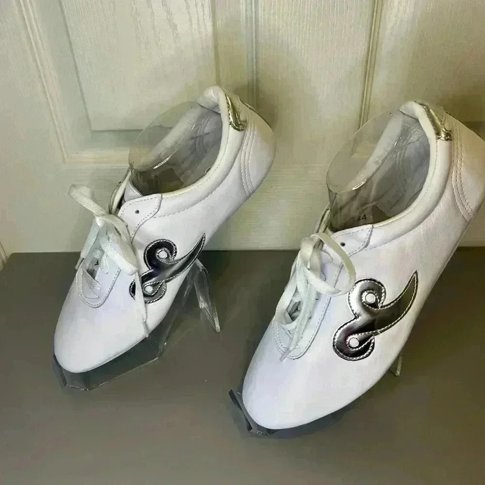 “Budo Saga” NWOT White Wushu Kungfu Martial Arts Shoes Size 44/Men 10.5 Women 12
